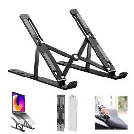 Adjustable Laptop Stand with Foldable Legs 1 Pc