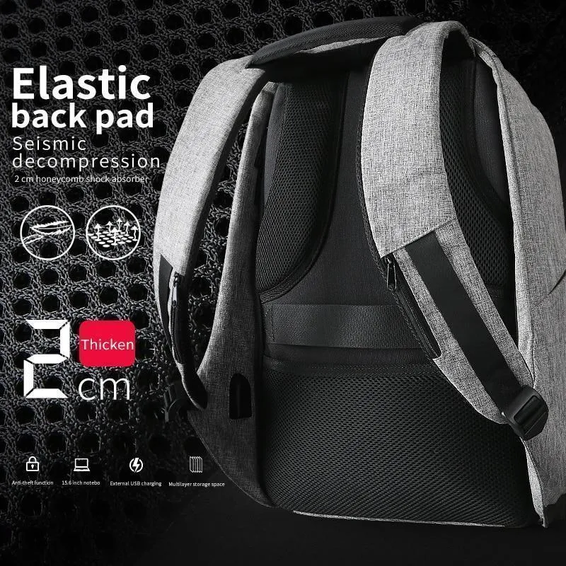 Anti Theft USB Charging Computer Backpack