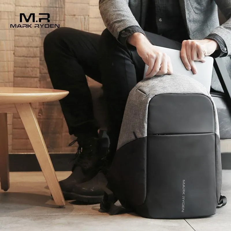 Anti Theft USB Charging Computer Backpack