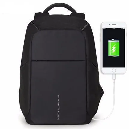Anti Theft USB Charging Computer Backpack