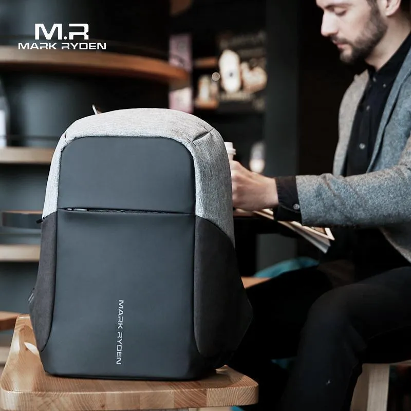 Anti Theft USB Charging Computer Backpack