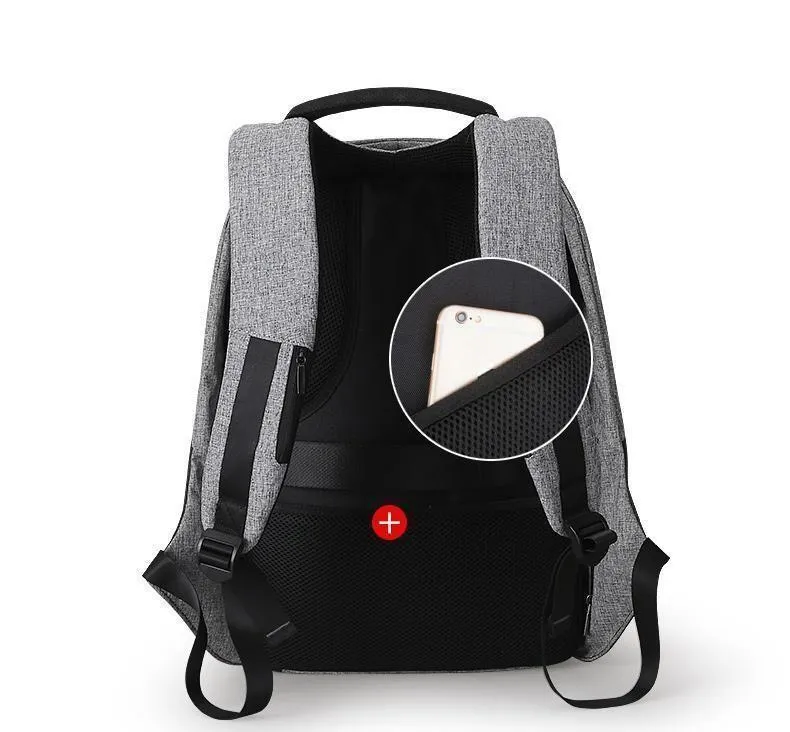 Anti Theft USB Charging Computer Backpack