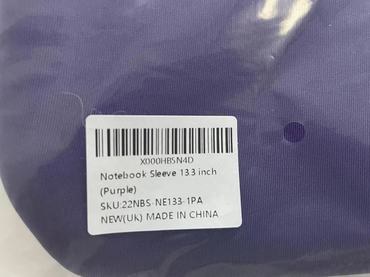 Arvok 11 11.6 12 Inch Laptop Sleeve Case for MacBook Air 12, Water-Resistant Neoprene Notebook Computer Tablet Sleeve, Carrying Bag Cover for Chromebook/HP/Dell/Lenovo/Asus/Acer, Purple