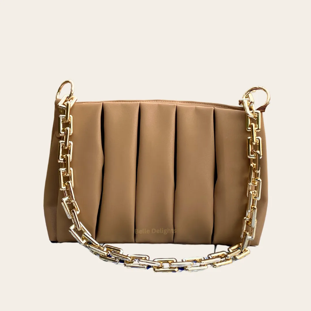 Beige Blaire Shoulder Bag