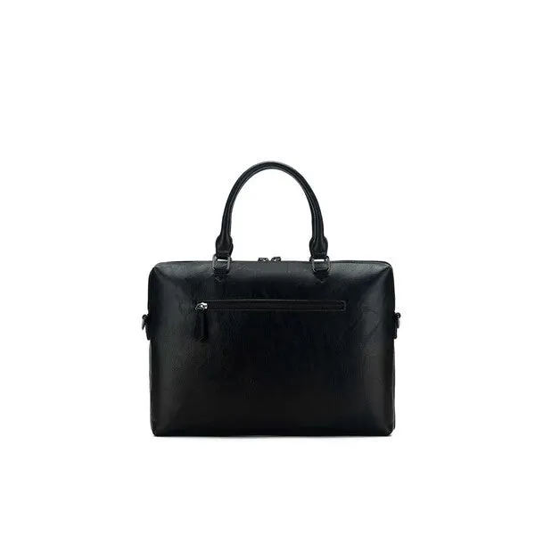 Black Caviar Roma Black Computer Bag