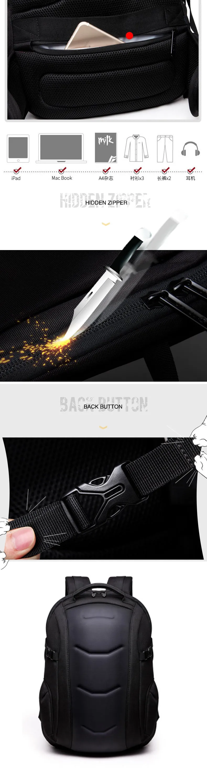 Bombshell Anti-Theft Backpack