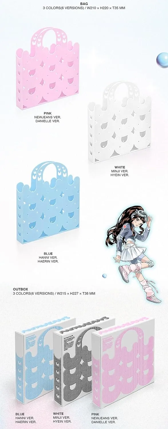 BUNNY BEACH BAG Ver. NEWJEANS GET UP 2nd EP Album HANNI Ver. K-POP SEALED