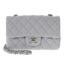 Chanel Mini Classic grey Bag