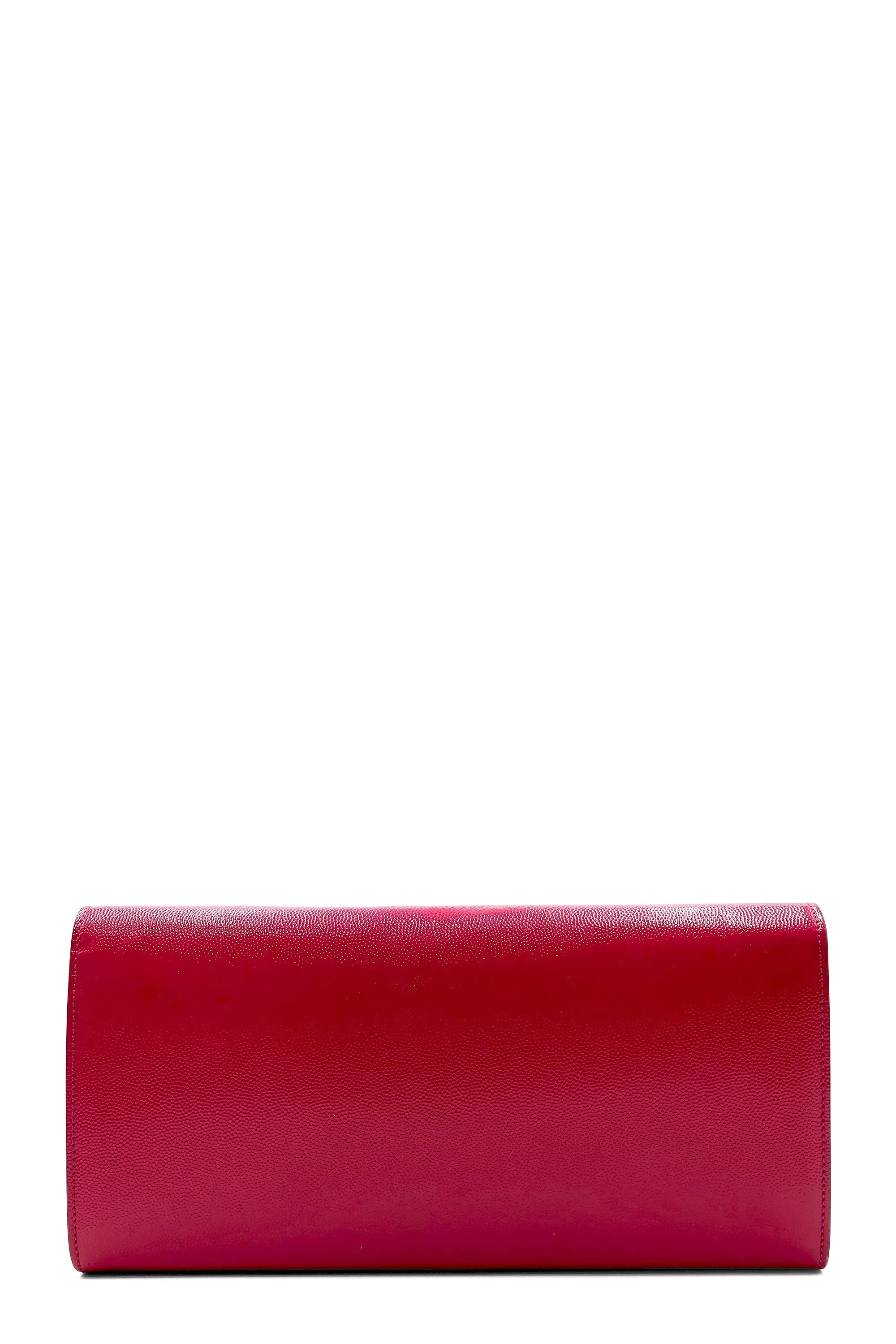 Classic Monogram Kate Clutch Fuchsia