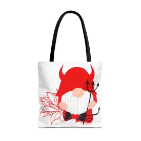Cute Gnome On Devil Dress Tote Bag (AOP)