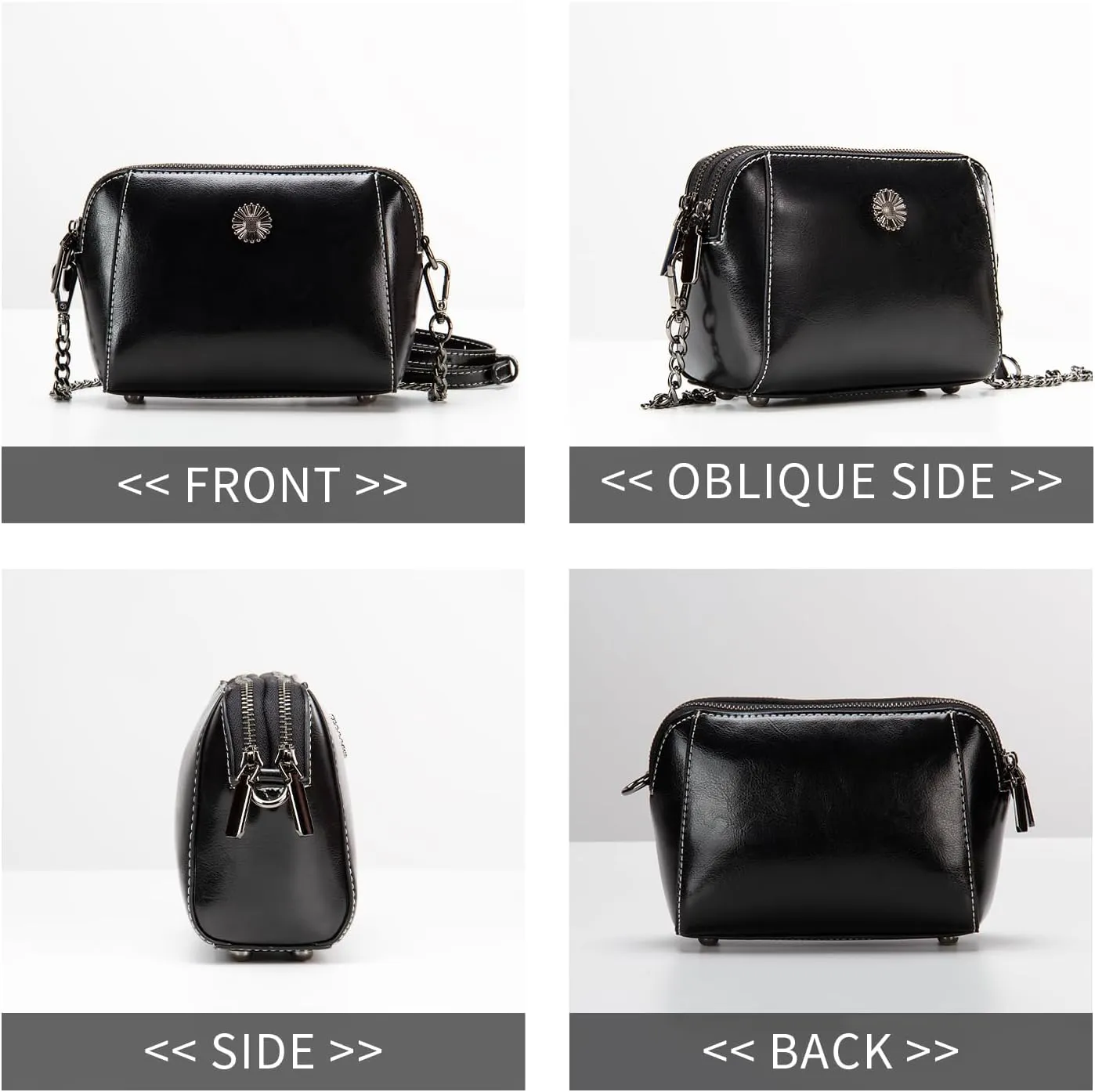 Designer Leather Small Crossbody Bags Purses for Women Cell Phone Bag Soft Women's Shoulder Handbags Gifts for Women