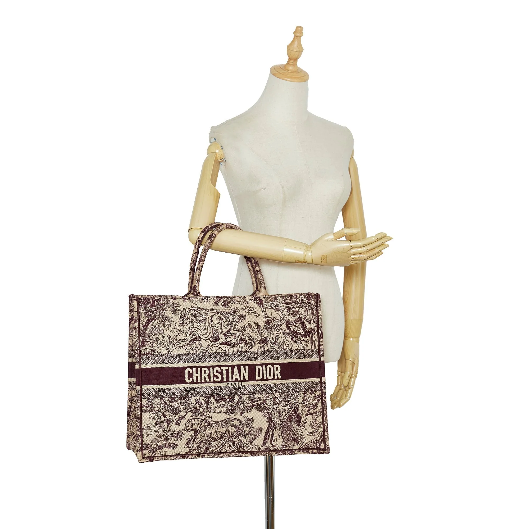 DIOR Large Toile De Jouy Book Tote Tote Bag