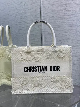 DR283 Medium Dior Book Tote / HIGHEST QUALITY VERSION / 14 x 11 x 5.5 inches