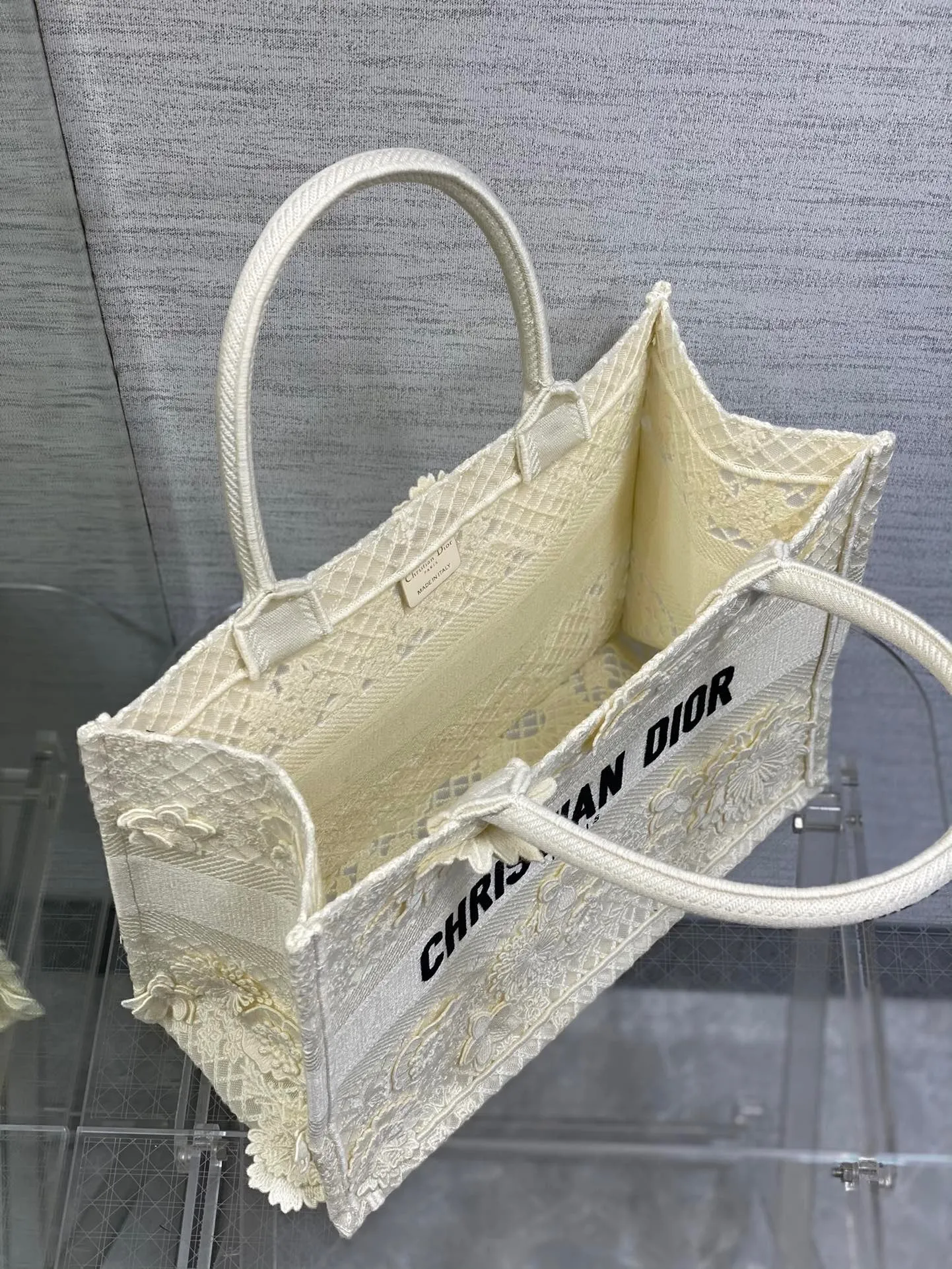 DR283 Medium Dior Book Tote / HIGHEST QUALITY VERSION / 14 x 11 x 5.5 inches