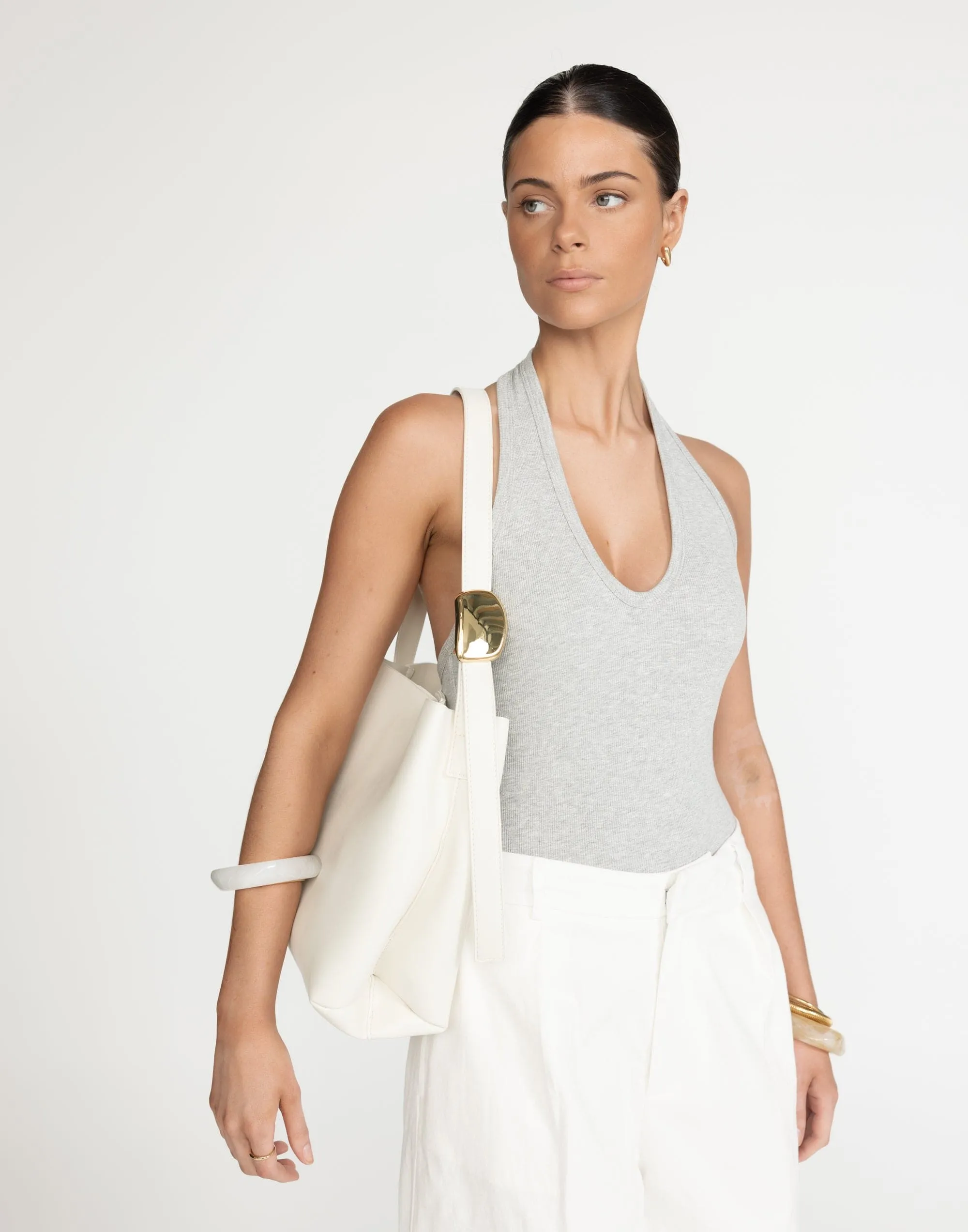 Francesca Shoulder Bag (White) - By Billini