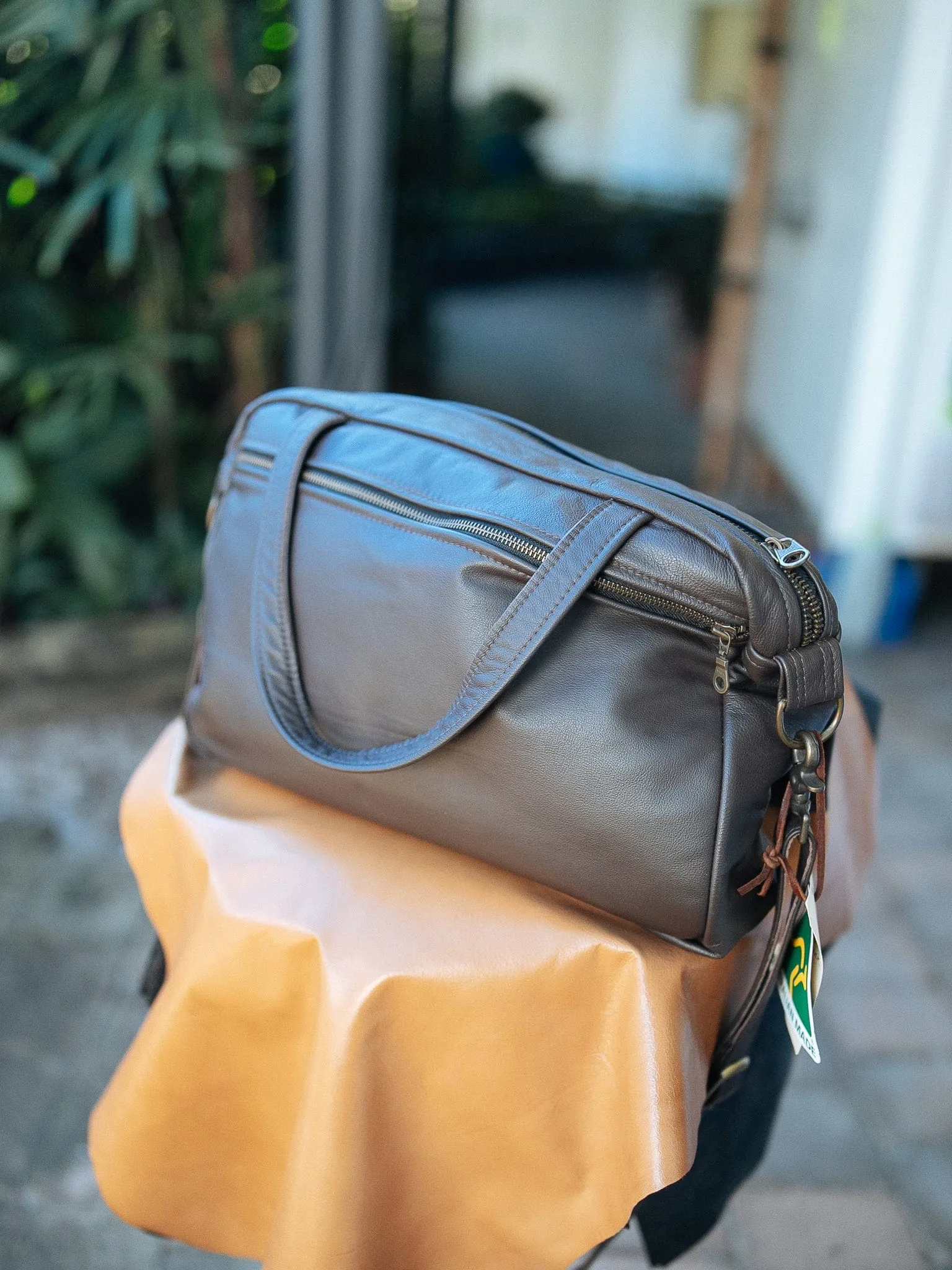 Jack Satchel - Cowhide - Dark Brown