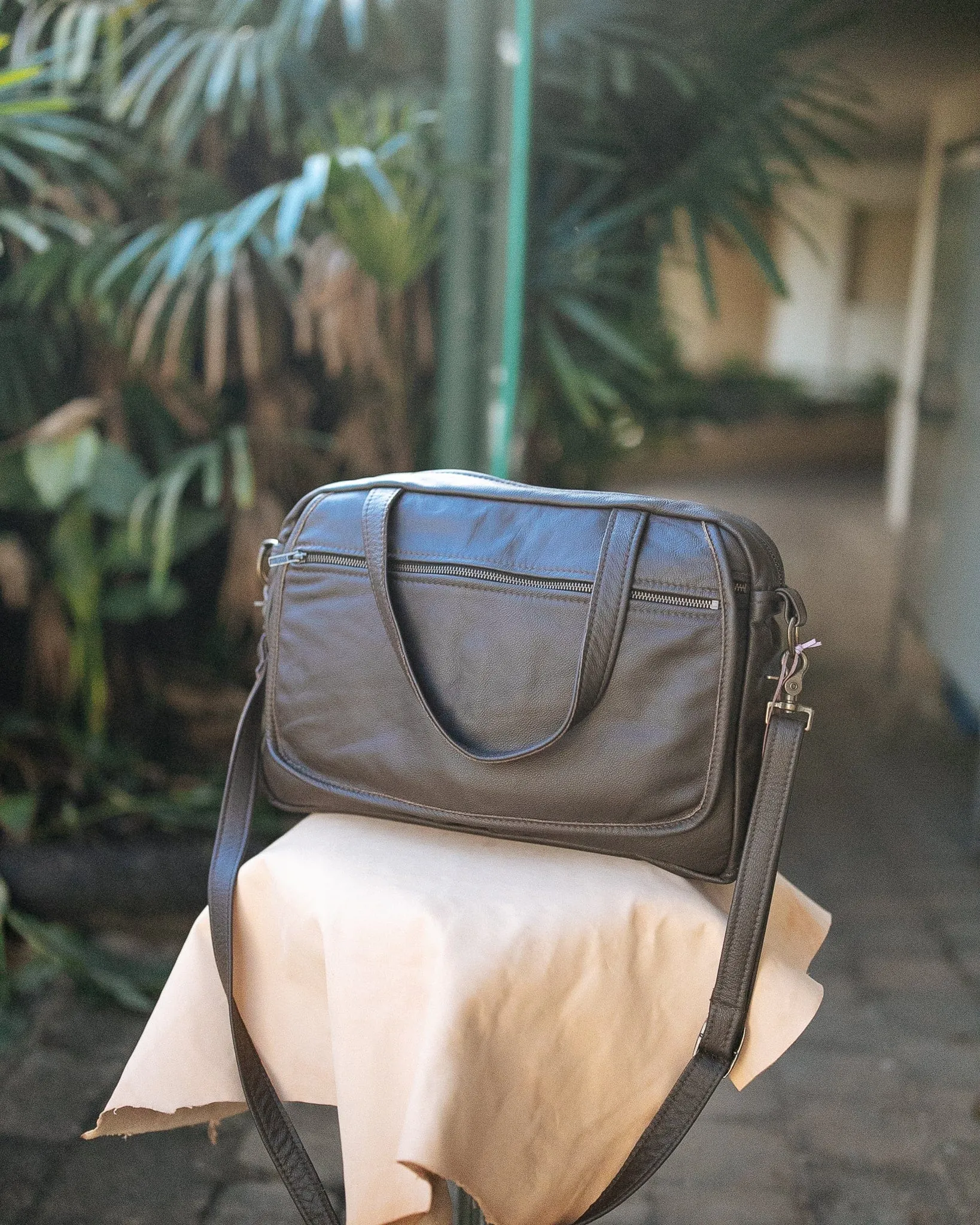 Jack Satchel - Cowhide - Dark Brown
