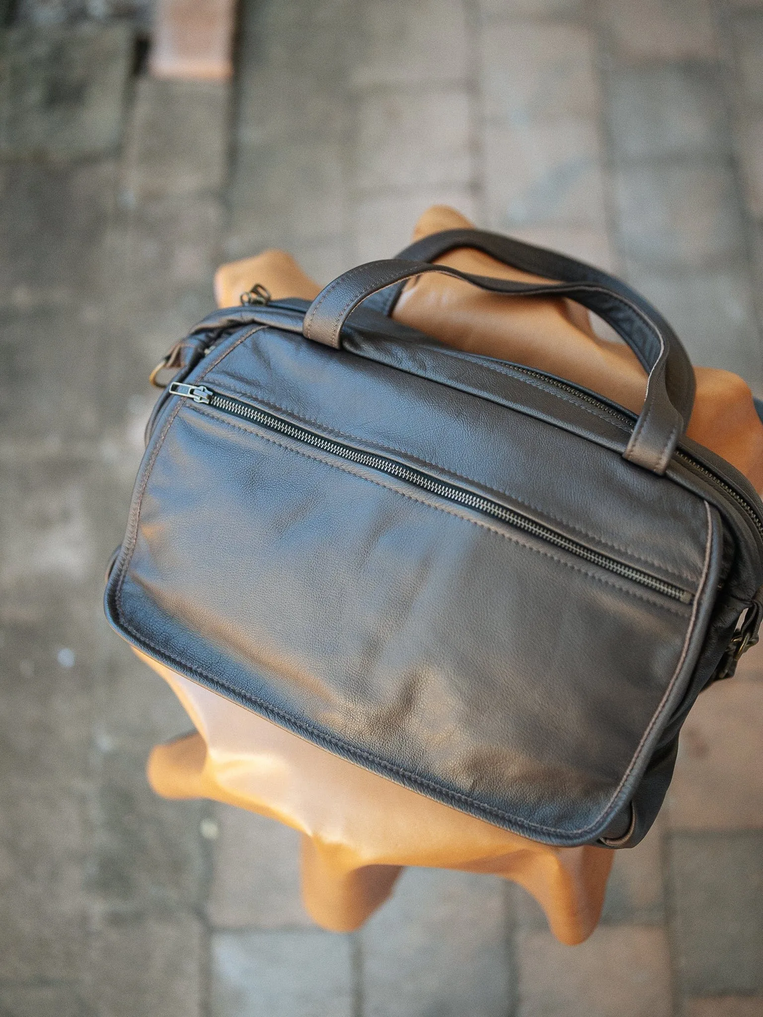 Jack Satchel - Cowhide - Dark Brown