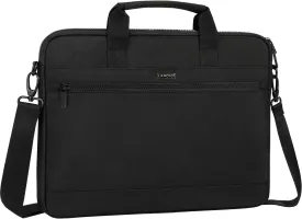 LANDICI 360 Protective Laptop Bag Case 15.6-16 Inch with Shoulder Strap, Waterproof Computer Sleeve Cover for MacBook Pro 16, Acer HP Lenovo Dell ASUS Laptop, Slim Briefcase for Men Women, Black