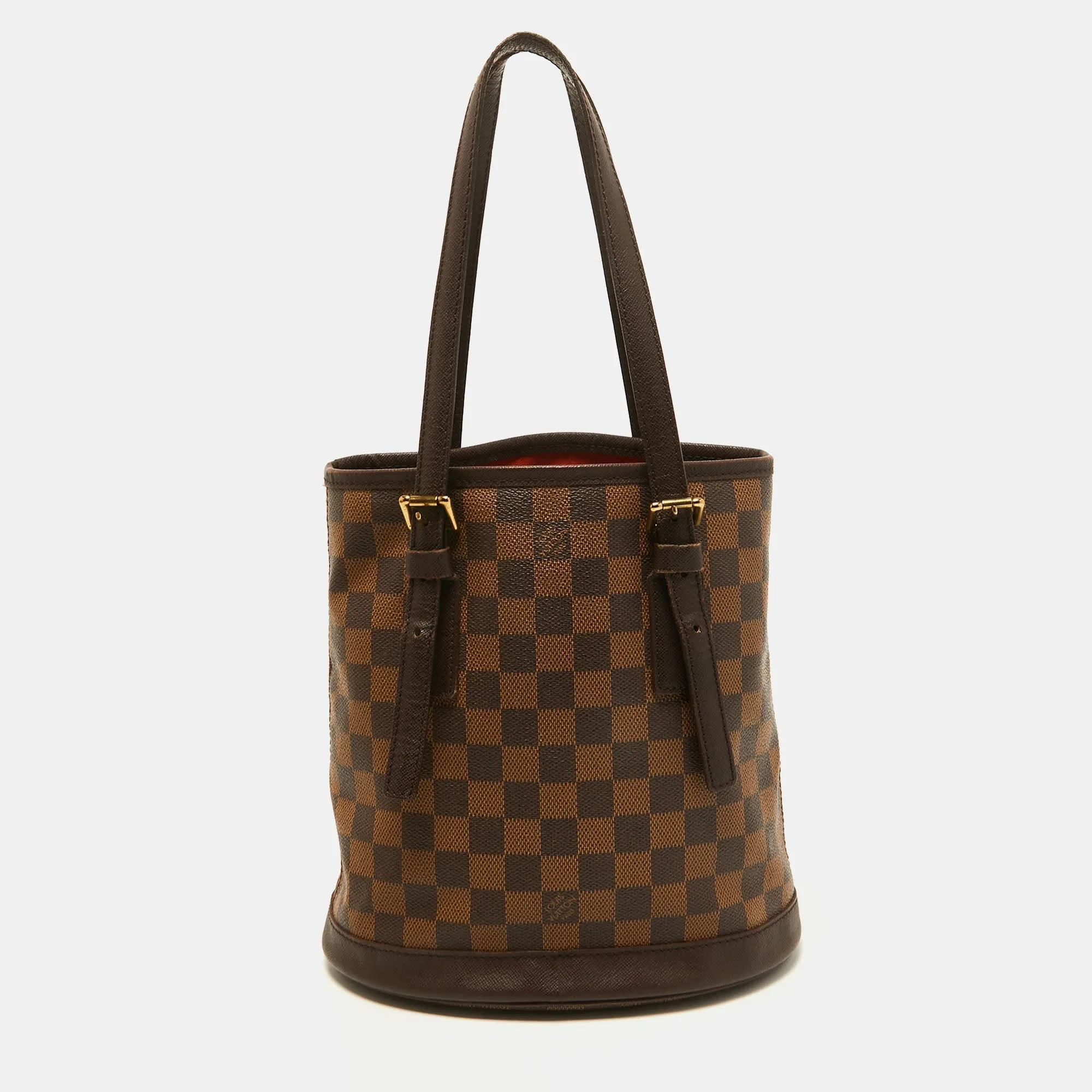 Louis Vuitton Damier Ebene Canvas Marais Bucket Bag