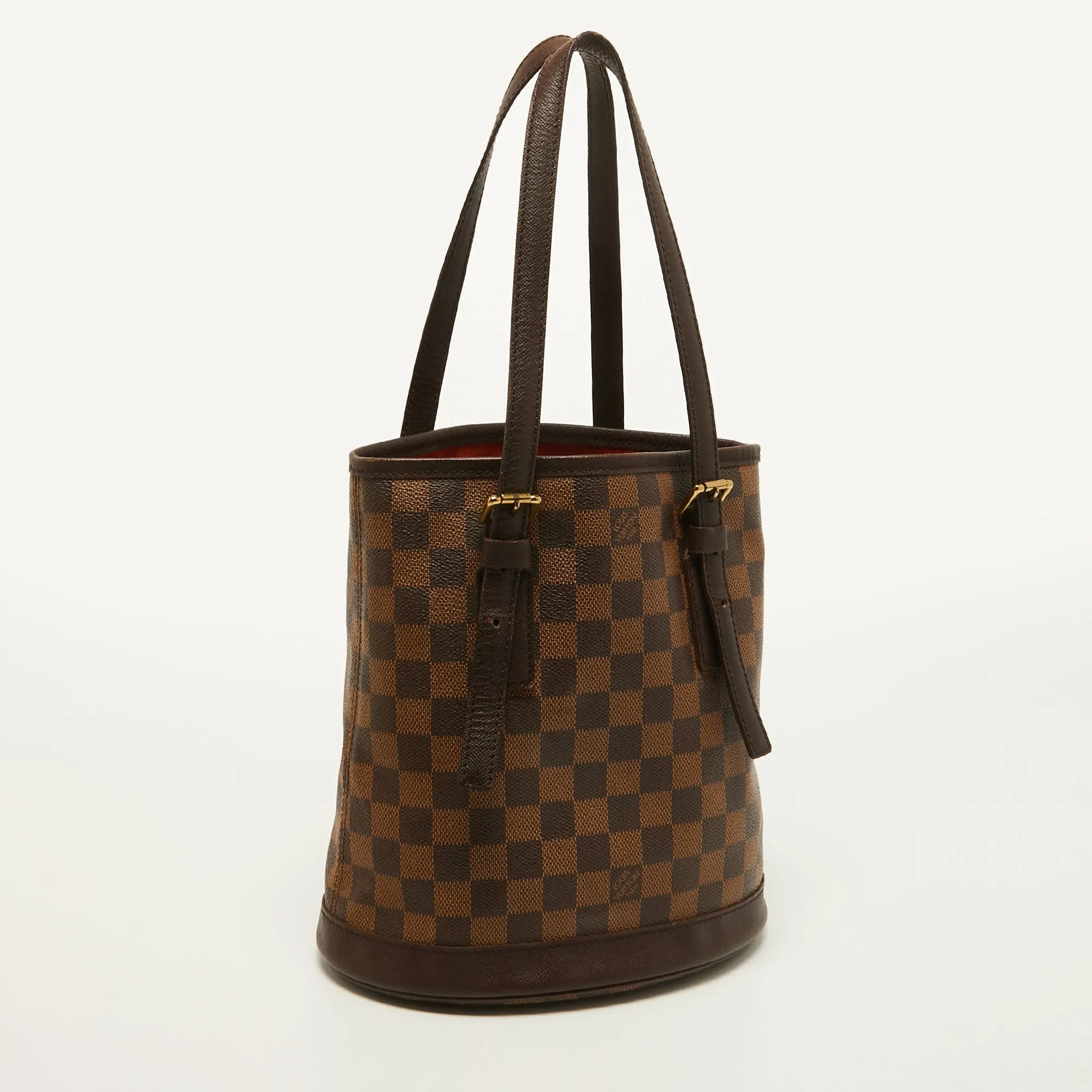 Louis Vuitton Damier Ebene Canvas Marais Bucket Bag