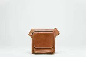 Mekane Leather Fanny Pack - Walnut