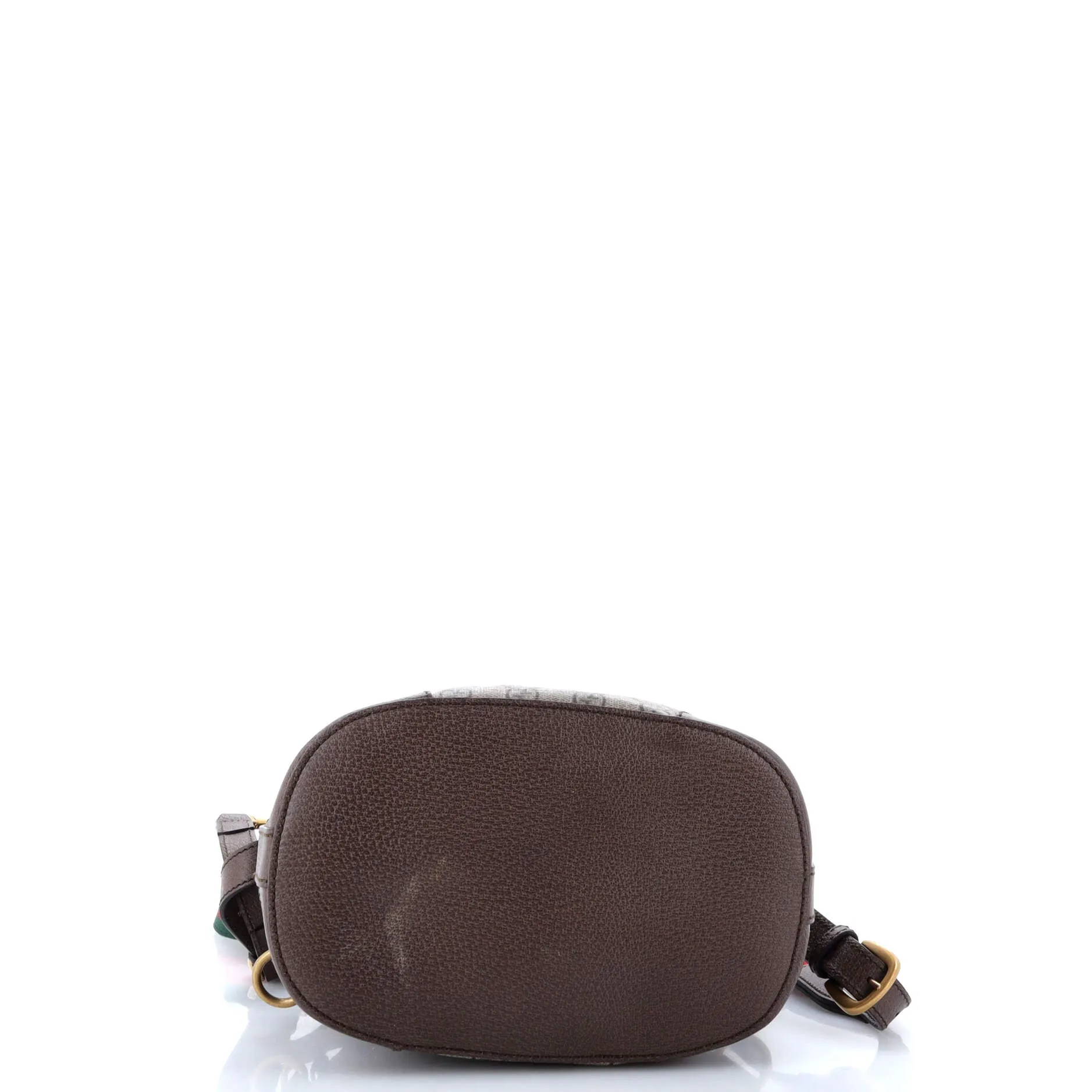 Neo Vintage Drawstring Bucket Backpack GG Coated Canvas Mini