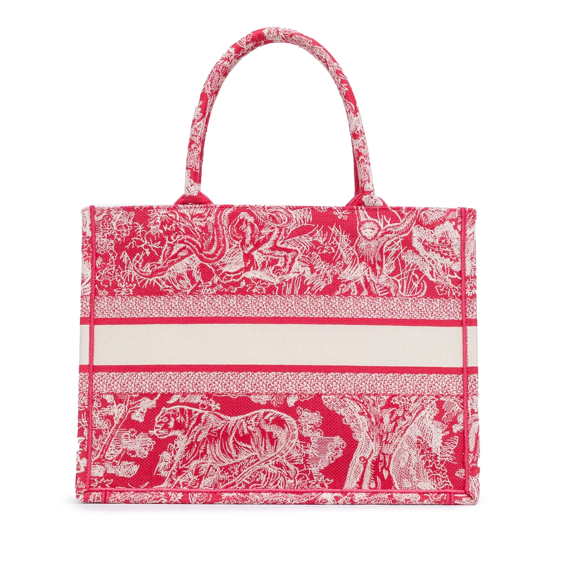 Pink Dior Medium Toile de Jouy Book Tote