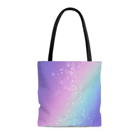 Premium Polyester Tote Bag - Bokeh Star Effect #101 | Aesthetic & Cute Tote Bag