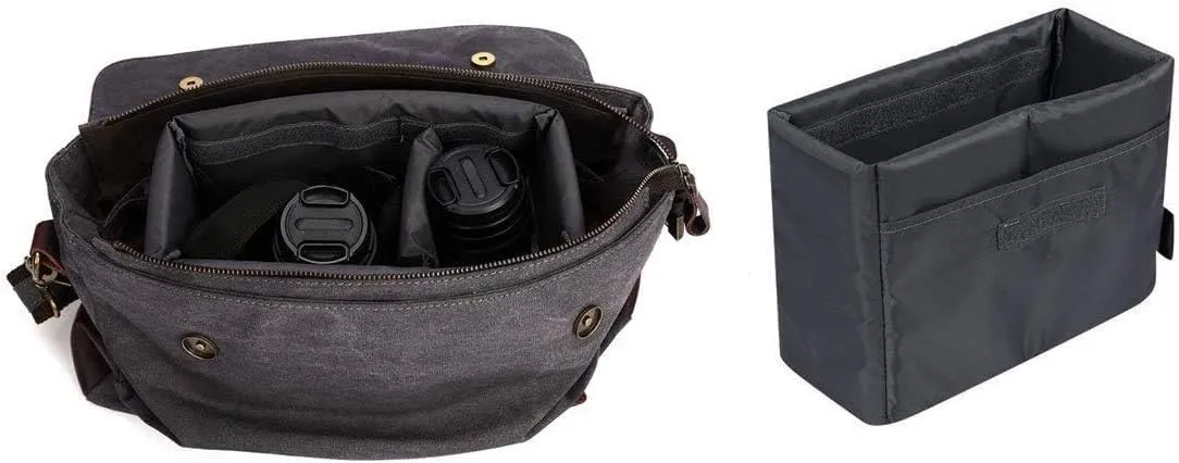 S-ZONE Waterproof Shockproof Foldable Camera Insert Bag Lens Cases Canon Nikon