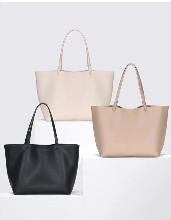 Simple Large-capacity Leather Shoulder Bag