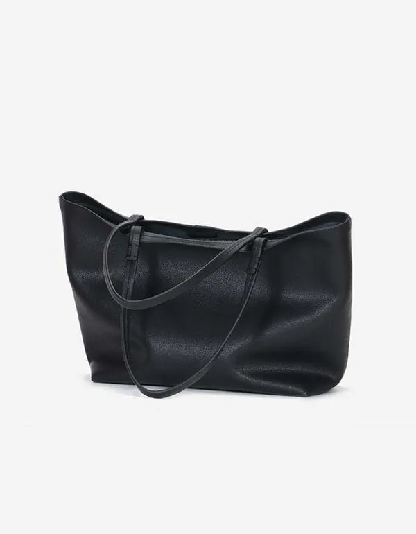 Simple Large-capacity Leather Shoulder Bag