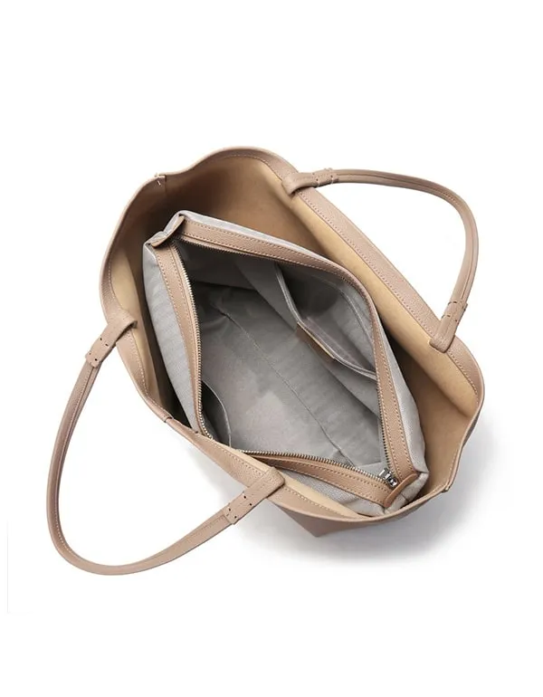 Simple Large-capacity Leather Shoulder Bag