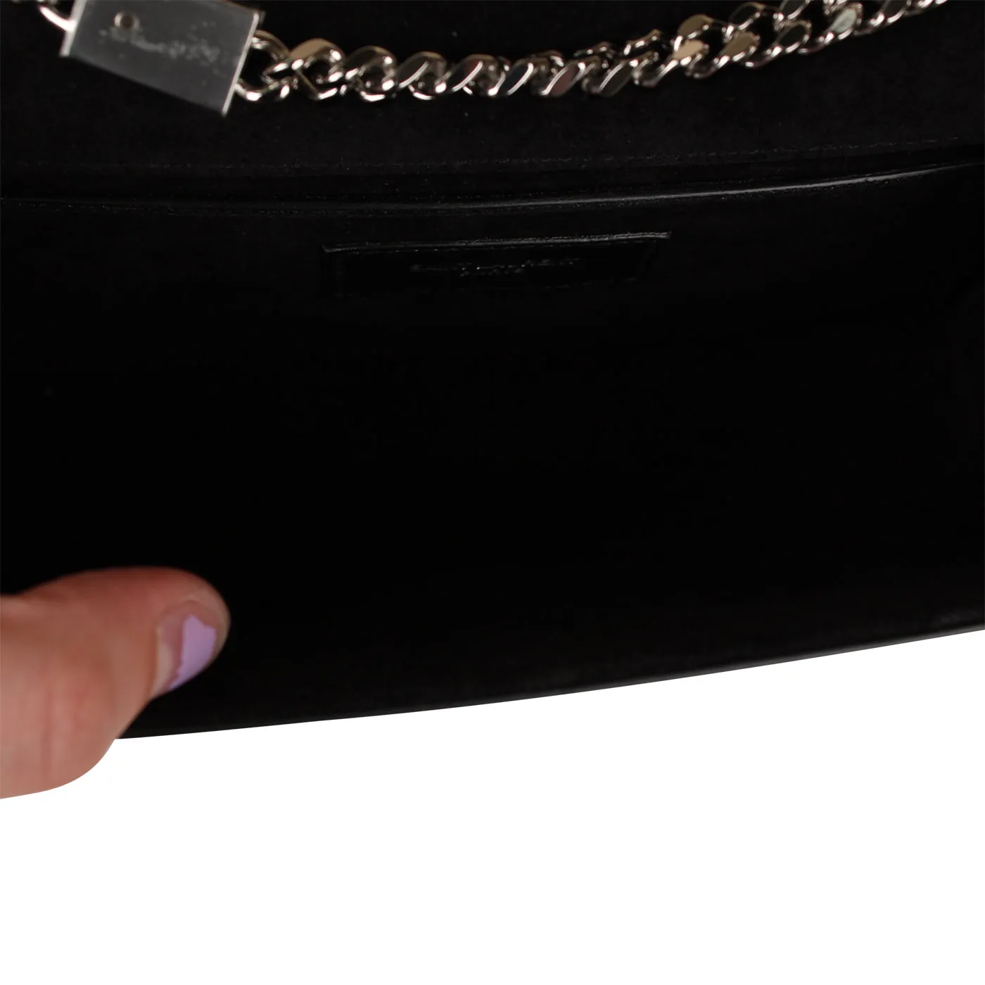 Small Silver Kate Bag