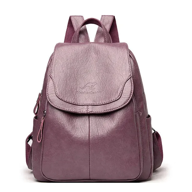 Sylis | Anti-theft backpack made of leather