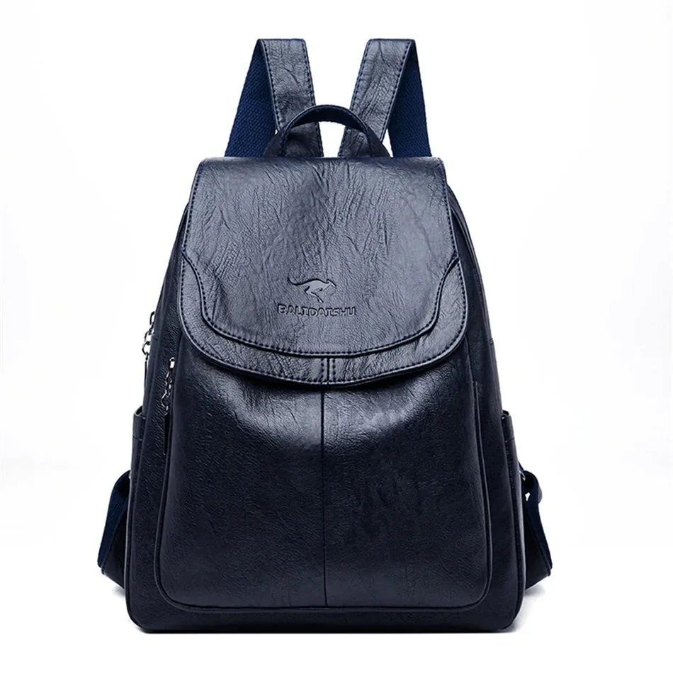 Sylis | Anti-theft backpack made of leather