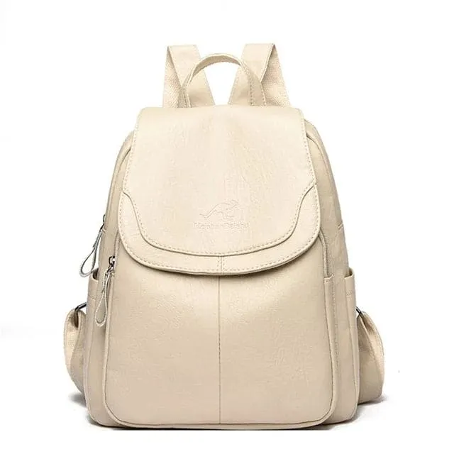 Sylis | Anti-theft backpack made of leather