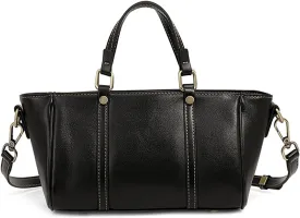 Tote Bag for Women, Genuine Leather Crossbody Handbag Purse, Satchel Designer Shoulder with 2 Shoulder Straps