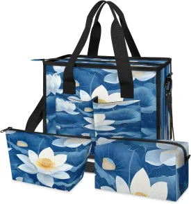 Tote Satchel Bag Set 3PCS for Women, Tote Briefcase Shoulder Handbag Purse Satchels