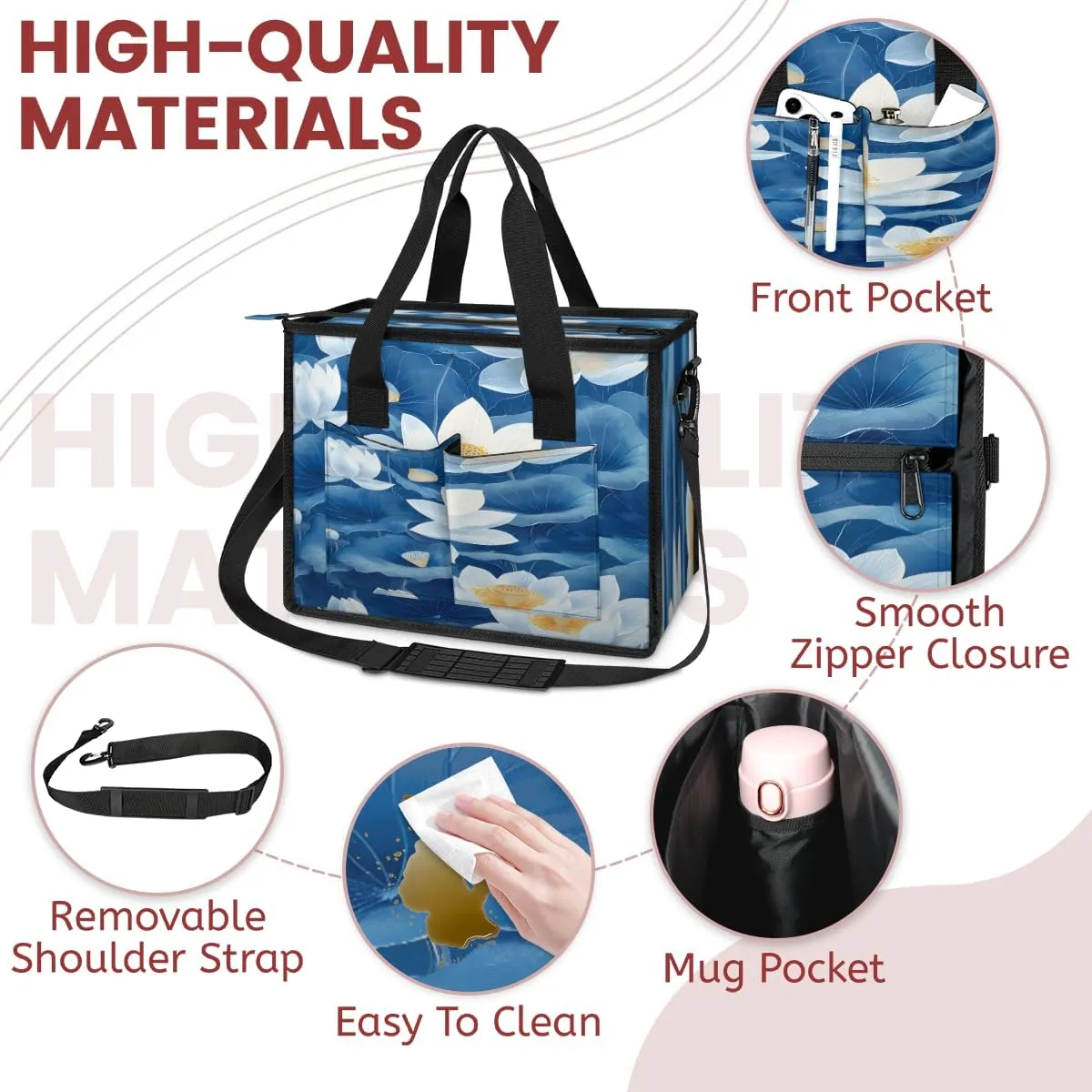 Tote Satchel Bag Set 3PCS for Women, Tote Briefcase Shoulder Handbag Purse Satchels