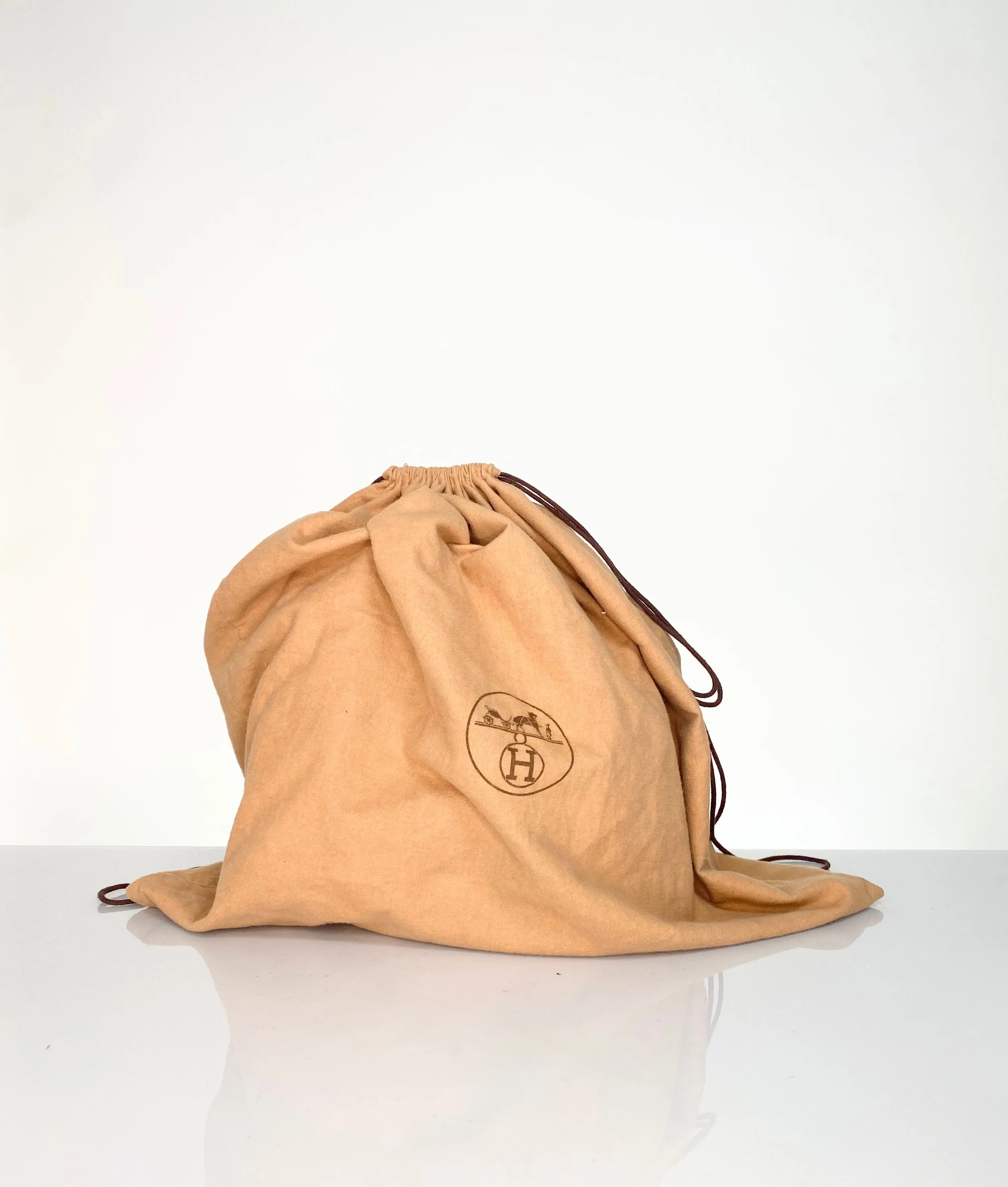Vintage Hermes Market Tote Bucket Bag