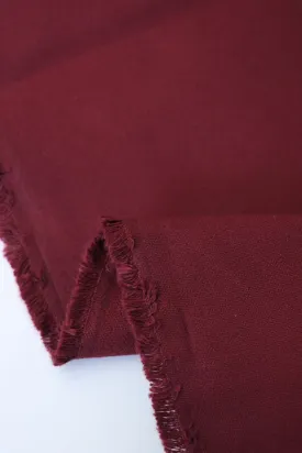 Wine 10oz Cotton Canvas | Designer Deadstock