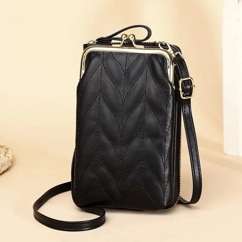 Women Fashion Sling Wallet | Mini Crossbody Mobile Phone Pouch Bag