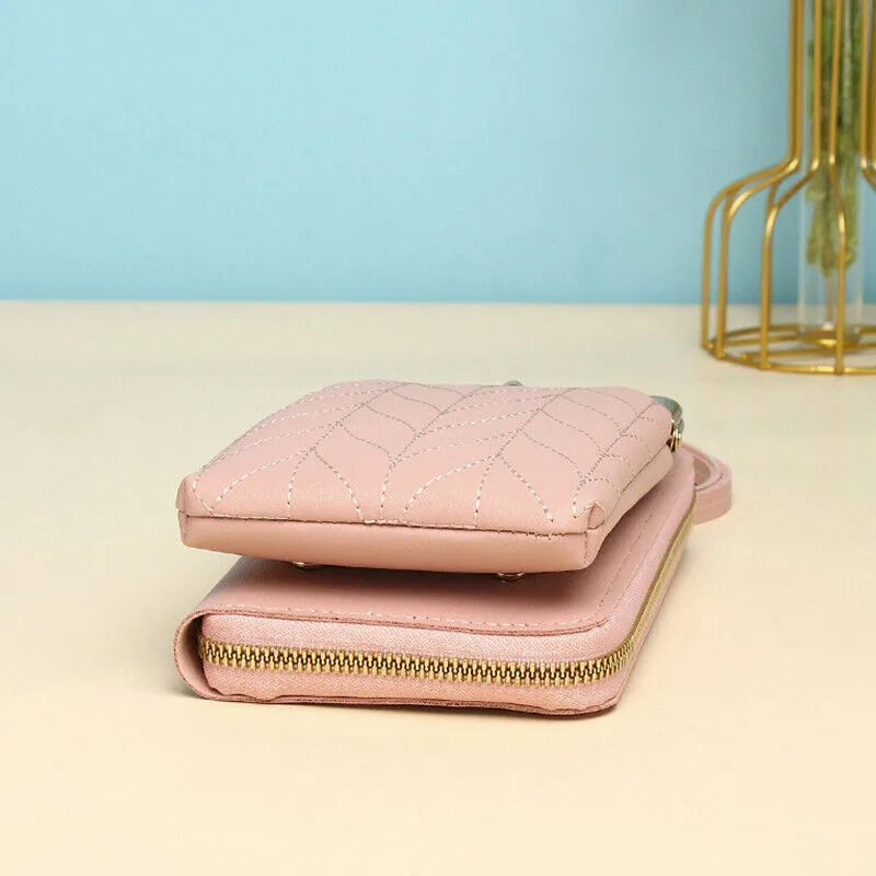 Women Fashion Sling Wallet | Mini Crossbody Mobile Phone Pouch Bag