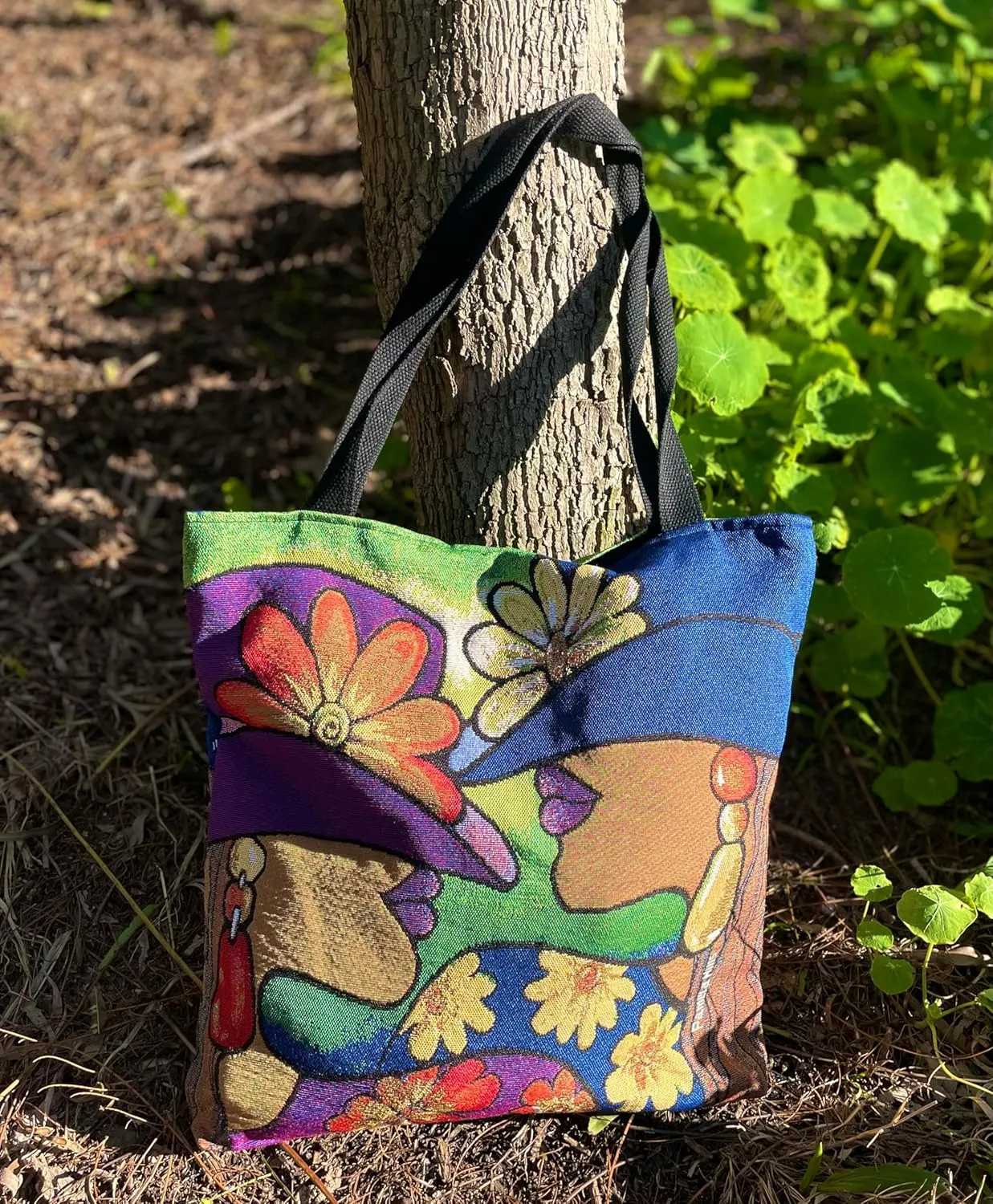 Woven Tote Bag for Black Women, Large Shoulder Bag with Zipper for Work, Gym, Travel, Shopping, Beach, Gift